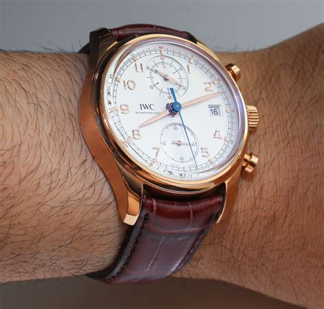 IWC portuguese chronograph review